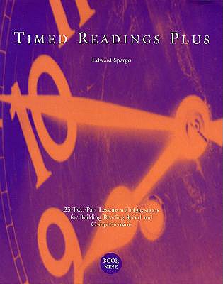 Timed Readings Plus: 25 Two-Part Lessons with Questions for Building Reading Speed and Comprehension, Book Four