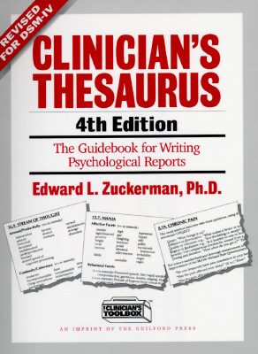 Image for Clinician's Thesaurus, 4th Edition: The Guidebook for Writing Psychological Reports