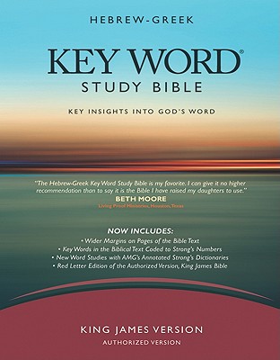 Image for Hebrew-Greek Key Word Study Bible: King James Version Genuine Black Wider Margin