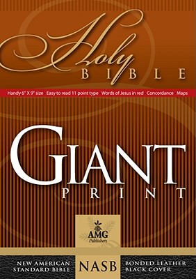 Giant Print Handy-Size Bible-NASB (, Black Bonded Leather)