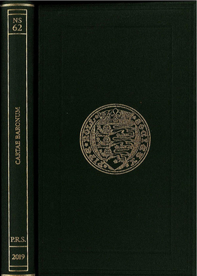 Cartae Baronum (Publications of the Pipe Roll Society New Series, 62)