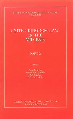 UK Law in the mid-1990s Part 2: UKNCCL Volume 15B