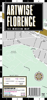Artwise Florence Museum Map - Laminated Museum Map of Florence, Italy