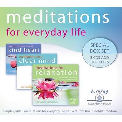 Meditations for Everyday Life Box Set: Meditations for a Kind Heart, Clear Mind, and Relaxation (Living Meditation)