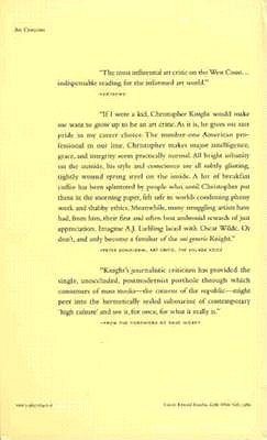 Last Chance For Eden: elected Art Criticism By Christopher Knight 1979-1994
