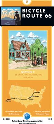 Bicycle Route 66 Map #2: St. Louis, Mo - Joplin, Mo