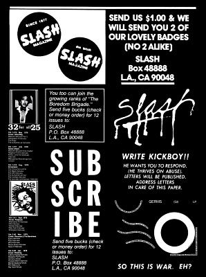 Image for Slash: A Punk Magazine from Los Angeles: 1977-1980