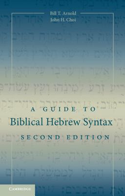 Image for A Guide to Biblical Hebrew Syntax