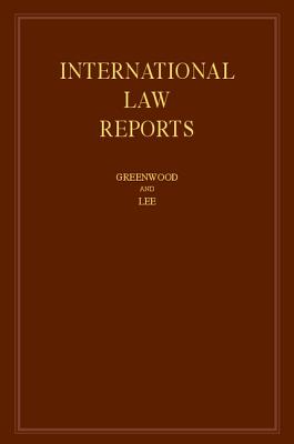 International Law Reports: Volume 170 (International Law Reports, Series Number 170)
