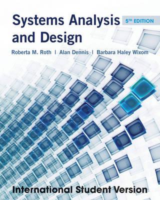 Systems Analysis and Design.