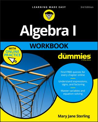 Image for Algebra I Workbook For Dummies Algebra I Workbook For Dummies