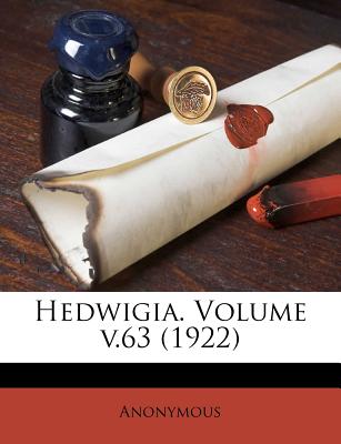 Image for Hedwigia. Volume V.63 (1922) Hedwigia. Volume V.63 (1922)