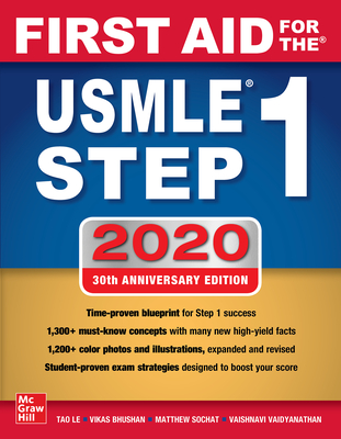 First Aid For the USMLE Step 1 2020, Thirtieth Edition