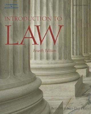 Image for Introduction to Law (West Legal Studies Series)