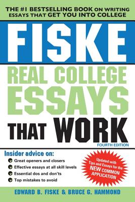 Image for Fiske Real College Essays That Work (Fiske College Guides) Fiske Real College Essays That Work (Fiske College Guides)