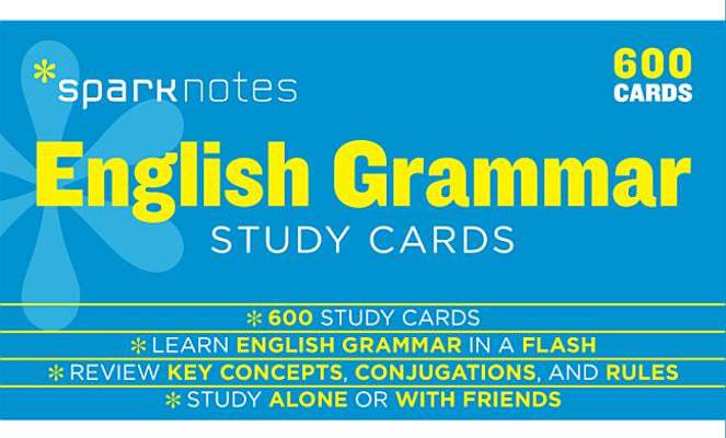 English Grammar Sparknotes Study Cards: Volume 6