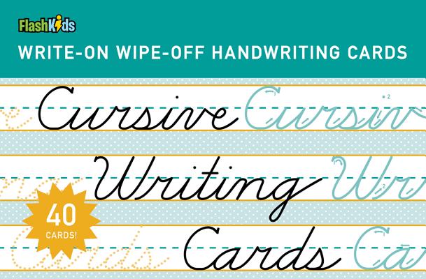 Image for Cursive Writing Cards (Write-On Wipe-Off Handwriting Cards.)