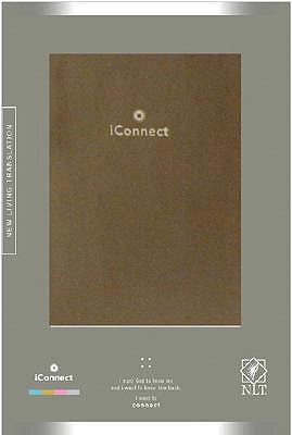 iConnect, Compact Silver LeatherLike (Holy Bible, New Living Translation)