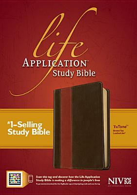 Image for "Life Application Study Bible NIV, TuTone Imitation Leather"