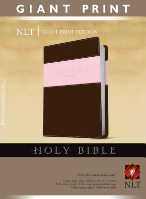Image for Giant Print NLT (Red Letter, Pink/Brown)