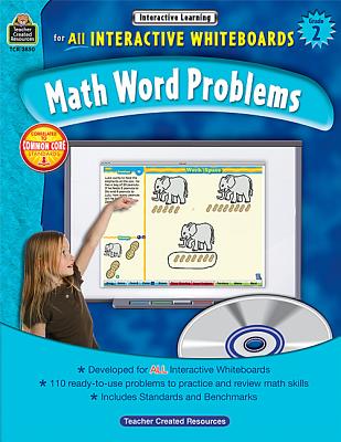 Math Word Problems for all Interactive Whiteboards, Grade 2
