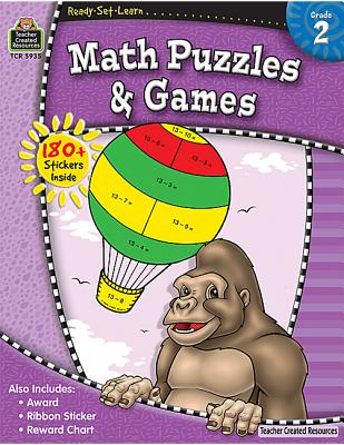 Math Puzzles & Games, Grade 2 (Ready Set Learn)