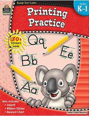 Image for ReadySetLearn: Printing Practice, Grades K-1 from Teacher Created Resources ReadySetLearn: Printing Practice, Grades K-1 from Teacher Created Resources