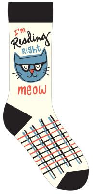 Image for I'm Reading Right Meow Socks