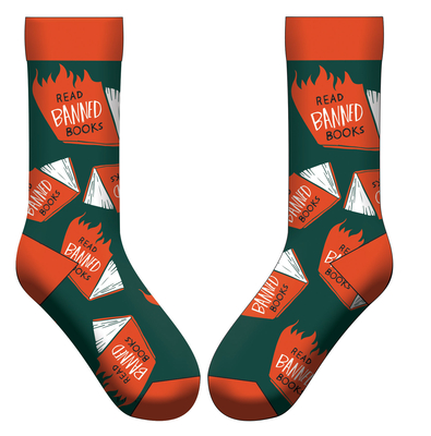 Image for Banned Books Socks (flames)
