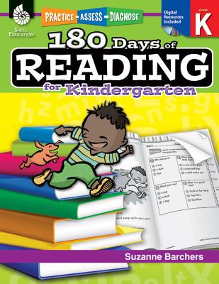 Image for 180 Days of Reading: Grade K - Daily Reading Workbook for Classroom and Home, Sight Word and Phonics Practice, Kindergarten School Level Activities Created by Teachers to Master Challenging Concepts