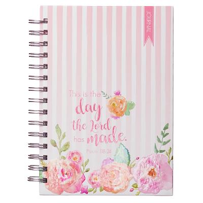 Journal - This Is The Day, Spiral Bound Hardcover, Pink Image for Journal - This Is The Day, Spiral Bound Hardcover, Pink