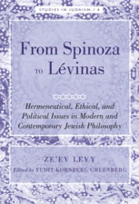 From Spinoza to Lvinas: Hermeneutical, Ethical, and Political Issues in Modern and Contemporary Jewish Philosophy- Edited by Yudit Kornberg Greenberg (Studies in Judaism)