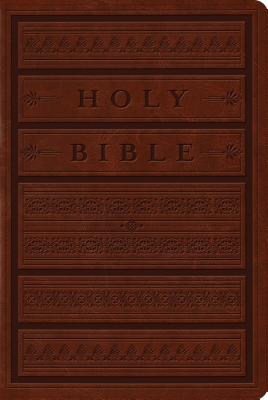 Image for ESV Single Column Personal Size Bible (Brown, Engraved Mantel Design)