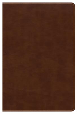 Image for CSB Large Print Ultrathin Reference Bible, British Tan LeatherTouch, Black Letter Edition