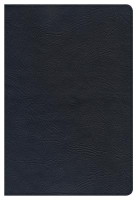 Image for CSB Large Print Ultrathin Reference Bible, Black Premium Leather, Black Letter Edition