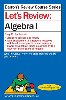 Image for Let's Review Algebra 1