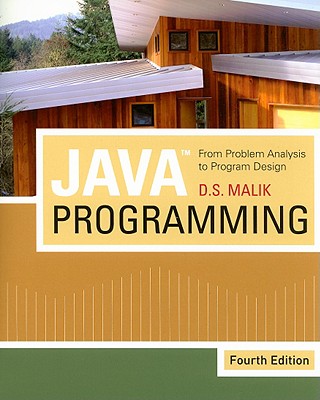Java(TM) Programming: From Problem Analysis to Program Design