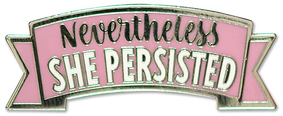 Image for Nevertheless, She Persisted Hard Enamel Cloisonne Pin Set