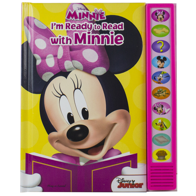 Disney Minnie Mouse - I'm Ready to Read with Minnie Interactive Read-Along  Sound Book - Great for Early Readers - PI Kids