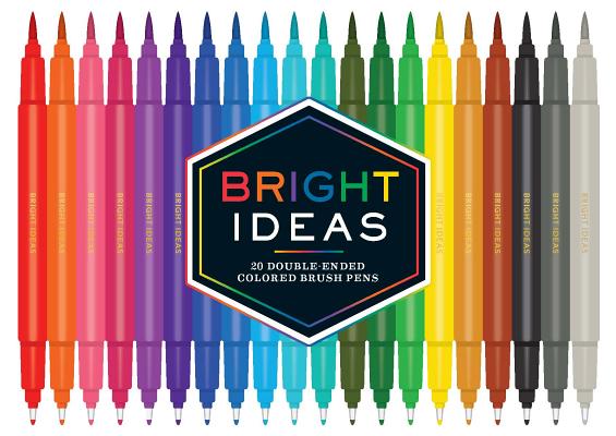 Image for Bright Ideas: 20 Double-Ended Colored Brush Pens: (Dual Brush Pens, Brush Pens for Lettering, Brush Pens with Dual Tips)