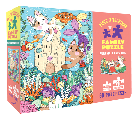 Image for Chronicle Books Piece It Together Family Puzzle: Purrmaid Paradise, 1 EA