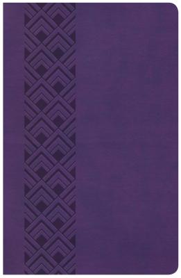 Image for CSB Ultrathin Reference Bible, Value Edition, Purple LeatherTouch