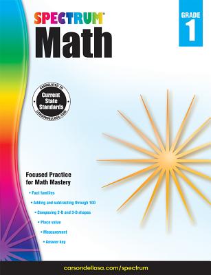 Spectrum Math Workbook, Grade 1: Volume 2
