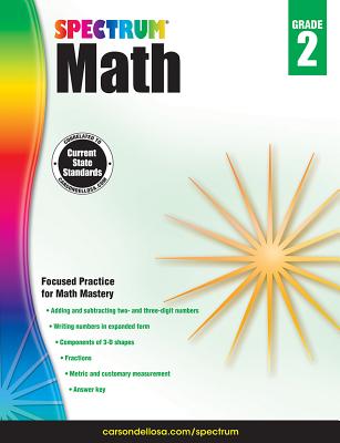 Spectrum Math Workbook, Grade 2: Volume 3