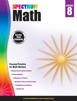 Spectrum Math Workbook, Grade 8: Volume 9