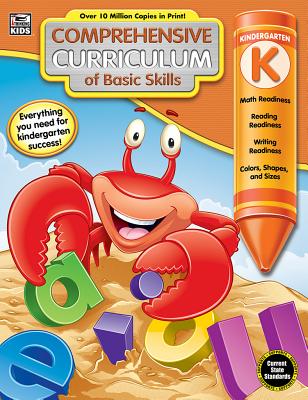 Comprehensive Curriculum of Basic Skills Workbook for KindergartenState Standard Reading and Math Lesson Plans, Phonics, Counting, Shapes, Time (544 pgs)