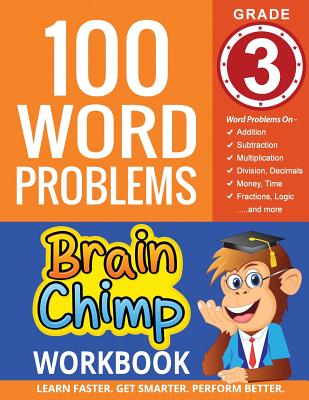100 Word Problems : Grade 3 Math Workbook