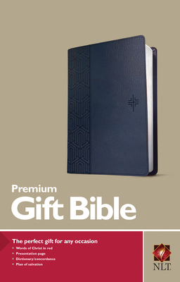 Image for Premium Gift Bible NLT (Red Letter, LeatherLike, Blue)