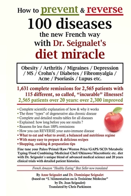 How to prevent & reverse 100 diseases the new French way with Dr. Seignalet's diet miracle: Obesity - Arthritis -Migraines - Depression -MS -Crohn's - . Fibromyalgia - Acne - Psoriasis - Lupus etc.