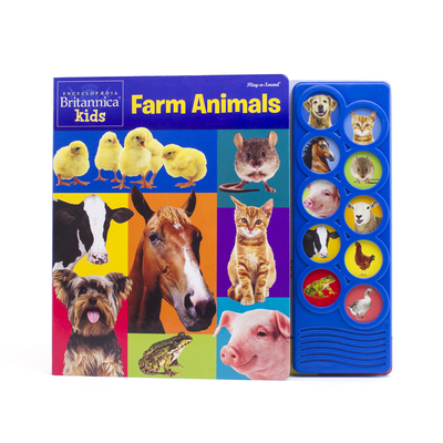 Encyclopedia Britannica - Kids Farm Animals Listen and Learn Sound Book - PI Kids